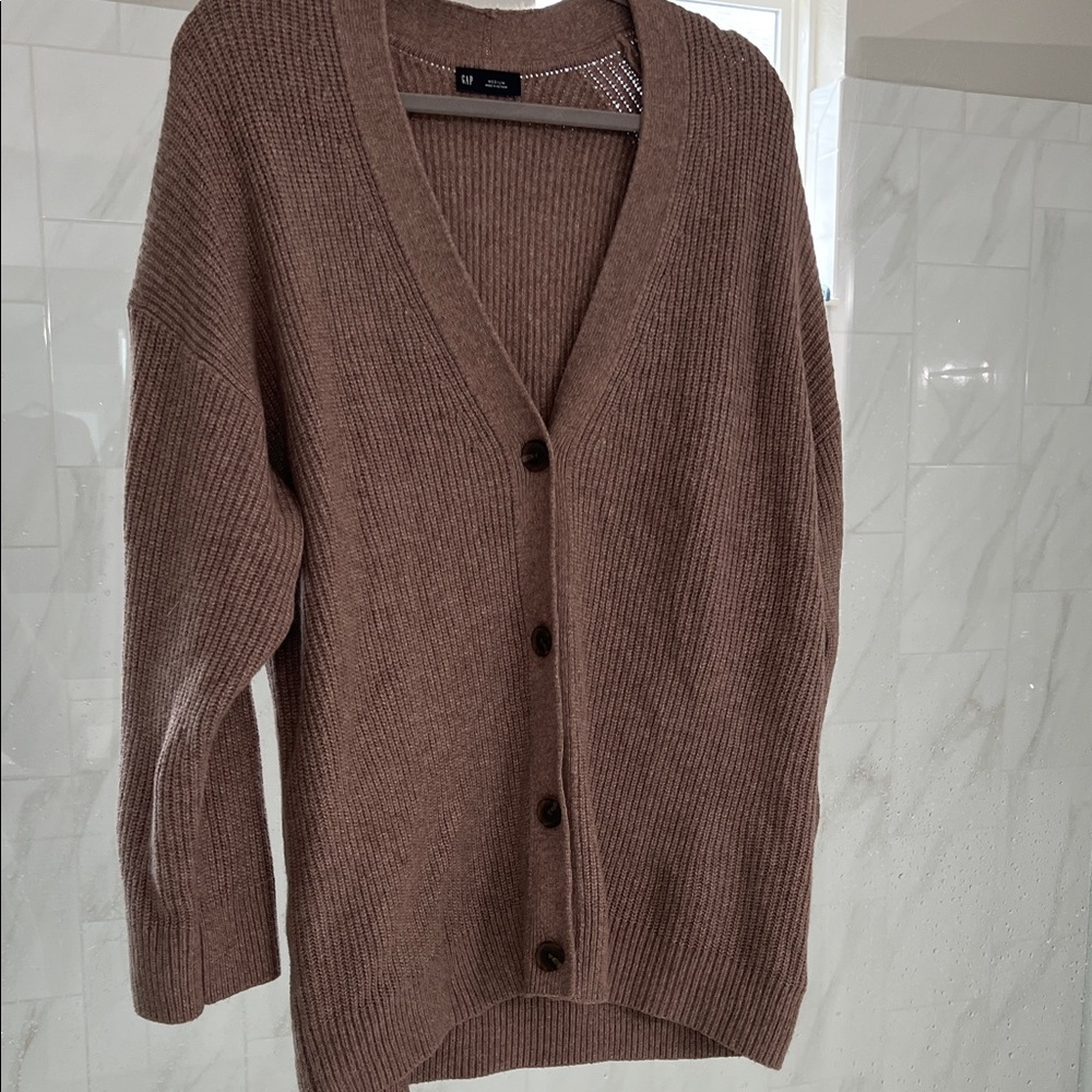 GAP Brown Women's Cardigan Sweater